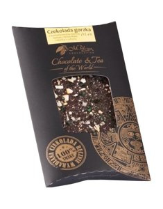 Gorzka czekolada M.Pelczar Chocolatier z karmelizowaną esencją yerba mate i skórką cytrynową 85g