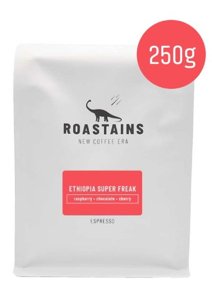 Kawa ziarnista Roastains Etiopia Super Freak ESPRESSO 250g - NIEDOSTĘPNY