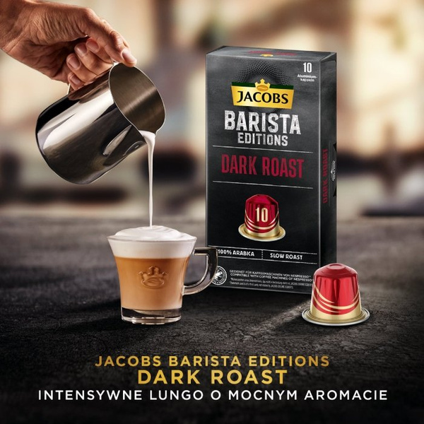 Kapsułki do Nespresso Jacobs Barista Editions 10 Dark Roast 10 szt.- NIEDOSTĘPNY