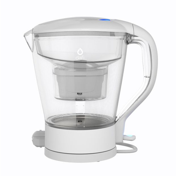 Elektryczny czajnik filtrujący Dafi 2w1+ 3 filtry Unimax do twardej wody - Biały - NIEDOSTĘPNY