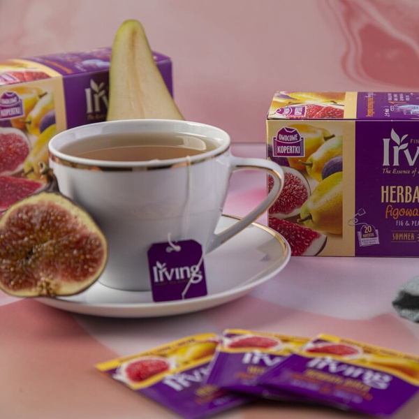 Herbata biała Irving Figowa z gruszką 20x1,5g