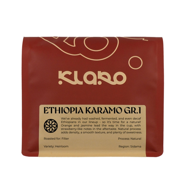 Kawa ziarnista Klaro Etiopia Karamo Gr. 1 Filtr 250g – NIEDOSTĘPNY