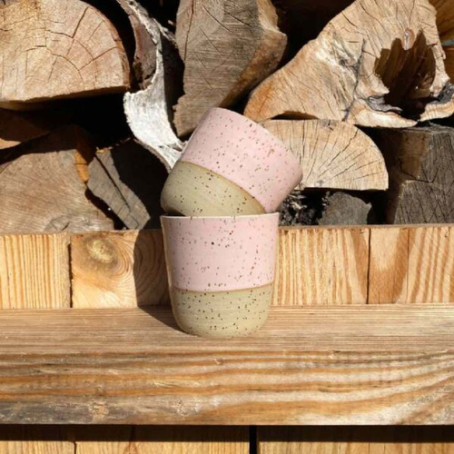 Ceramiczny kubek POTPOTSTUDIO - Rose 200 ml - opinie w konesso.pl