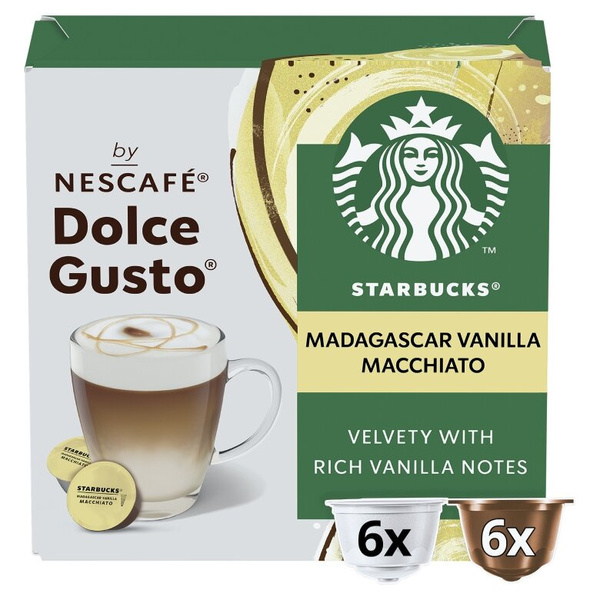 OUTLET - Kapsułki Nescafé Dolce Gusto STARBUCKS® Vanilla Macchiato 12 sztuk