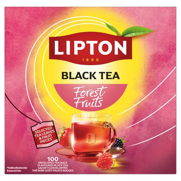 Czarna herbata Lipton Classic Forest Fruits 100x1,6g