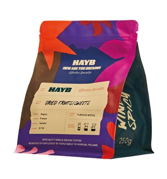 Kawa ziarnista HAYB Indie Karadykan Estate FILTR 250g - NIEDOSTĘPNY