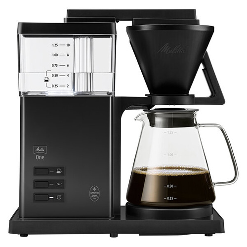 Ekspres przelewowy Melitta One 1031-02 - Pure Black + 250G KAWY GRATIS