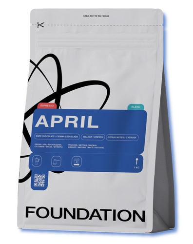 Kawa ziarnista Foundation Coffee Roasters Blend April Espresso 1kg