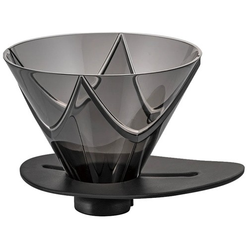 Dripper Hario V60 One Pour MUGEN 02 - Czarny - opinie w konesso.pl