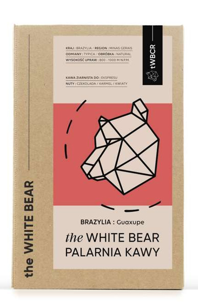 Kawa ziarnista The White Bear Brazylia Guaxupe 1kg