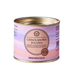 Herbatka ziołowa z rooibosem Dworzysk Czekoladowa Pogoda 60g