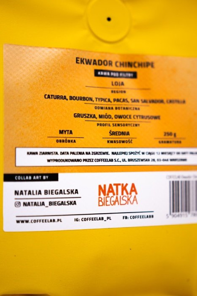 Kawa ziarnista Coffeelab Ekwador Chinchipe 250g - NIEDOSTĘPNY