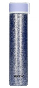 Asobu Skinny Mini Glitter - niebieska butelka termiczna 230 ml - NIEDOSTĘPNY