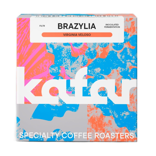 Kawa ziarnista Kafar Brazylia Virginia Veloso Natural inoculated fermentation 250g