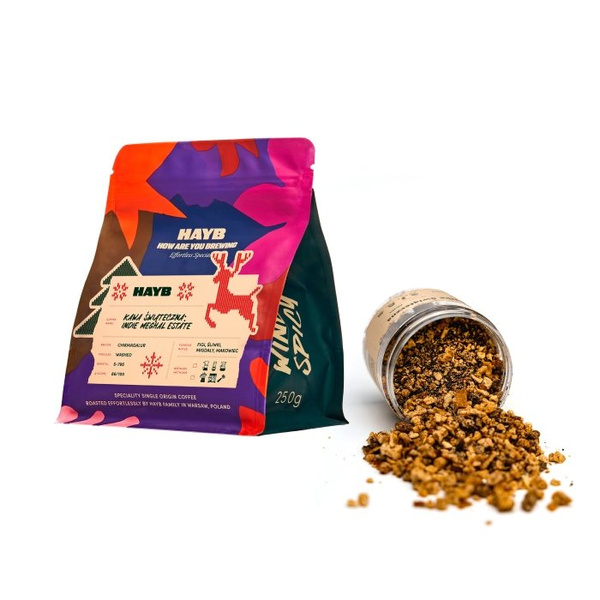 Świąteczny zestaw HAYB: Kawa ziarnista ESPRESSO + herbata - NIEDOSTĘPNY