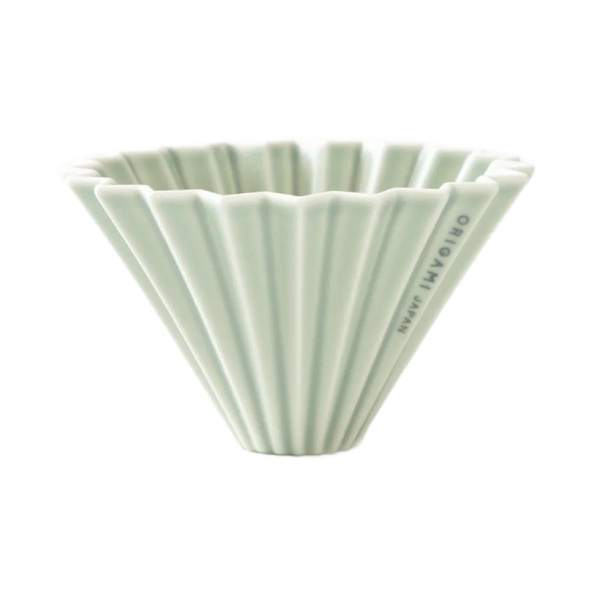 Ceramiczny Origami Dripper S - Zielony matowy