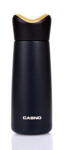 Butelka termiczna Casno Capitol Peak Czarna - 280 ml - opinie w konesso.pl