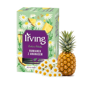 Herbata ziołowa Irving Rumianek z ananasem 20x1,5g
