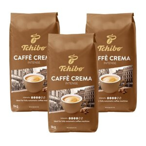 Zestaw 3x1kg Kawa ziarnista Tchibo Caffé Crema Intense