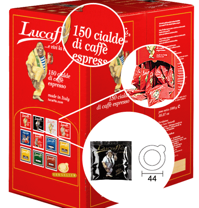 Kawa Lucaffe Mr. Exclusive - saszetki ESE 150 sztuk