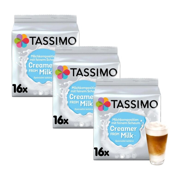 ZESTAW - Kapsułki Tassimo Creamer From Milk 3x16 szt.