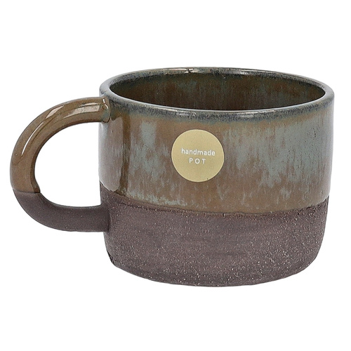 Ceramiczny kubek z uszkiem POTPOTSTUDIO - Metalik 250 ml - opinie w konesso.pl