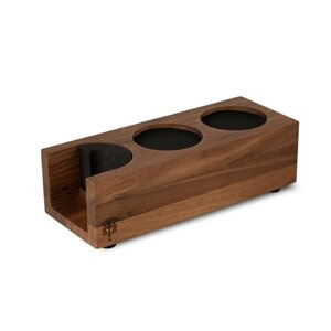 Podwójna stacja do tampera Eureka - Orzech – NIEDOSTĘPNY