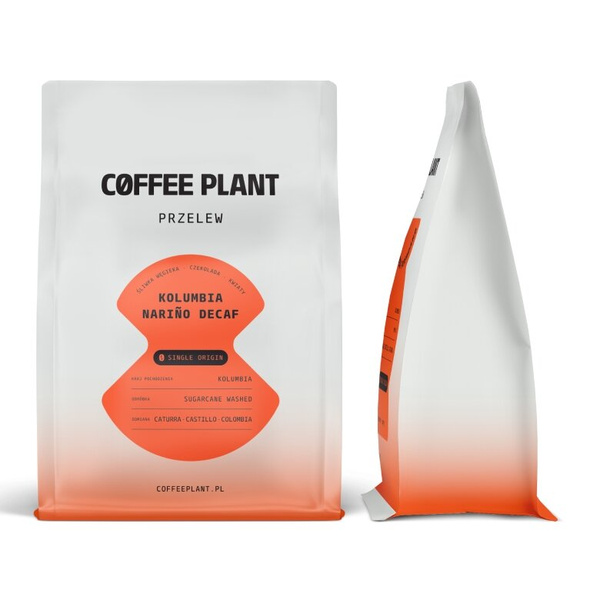 Kawa ziarnista COFFEE PLANT Kolumbia Nariño Decaf Bezkofeinowa 250g – NIEDOSTĘPNY
