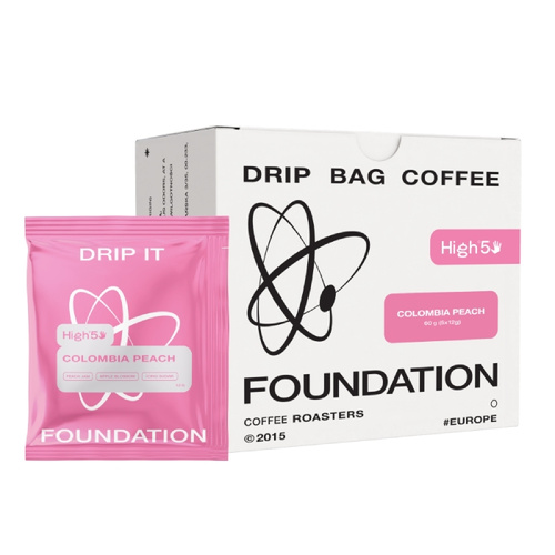 Drip Bag Coffee Foundation Coffee Roasters Kolumbia Peach 5x12g