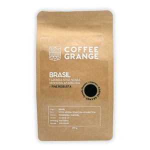 Kawa ziarnista Coffee Grange Brasil Fazenda Sitio Nossa Senhora Aparecida – Fine Robusta 250g - NIEDOSTĘPNY