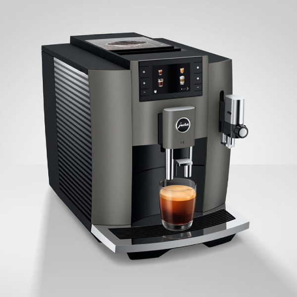 Ekspres do kawy Jura E8 Dark Inox (EC) + 2KG KAWY GRATIS