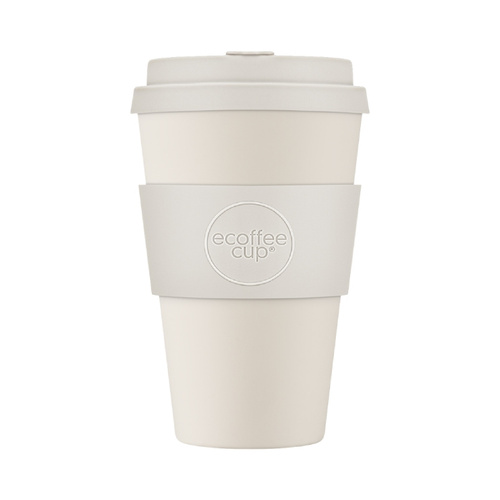 Kubek na wynos Ecoffee Cup Solid Colours Waicara 400ml - Biały - opinie w konesso.pl