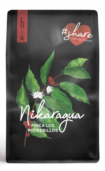 Kawa ziarnista COFFEE PLANT Nikaragua Finca Los Potrerillos 250g - NIEDOSTĘPNY