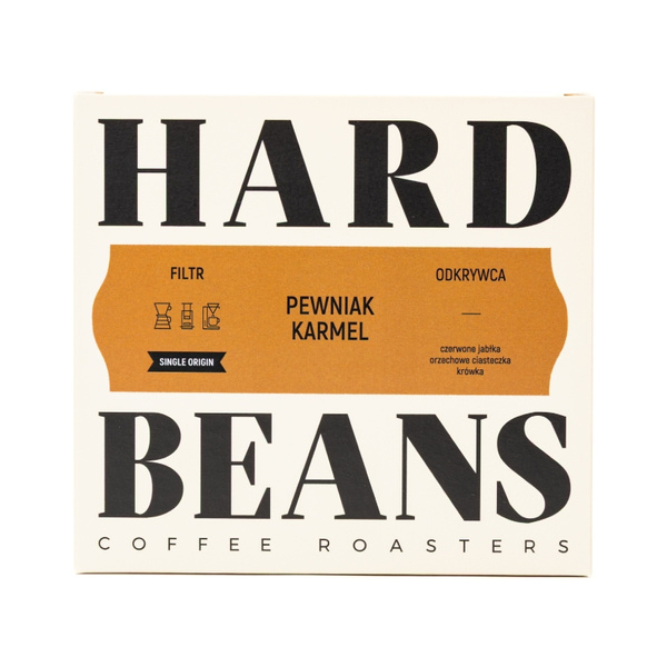 Kawa ziarnista Hard Beans Pewniak Karmel Filtr 250g