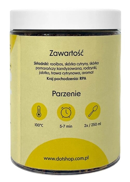 Herbata rooibos dot. Rooibos Cytrus 100g