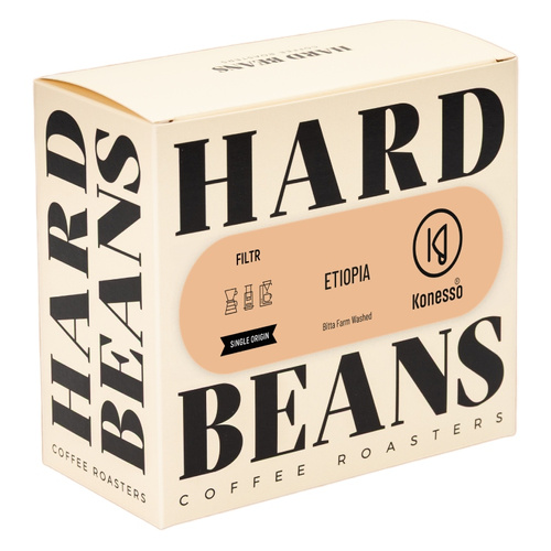 Kawa ziarnista Hard Beans Etiopia Bitta Farm Filtr - KONESSO 250g - opinie w konesso.pl