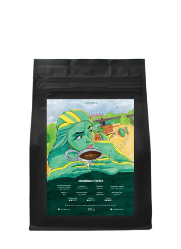 Kawa ziarnista Noble Coffee Columbia El Puente FILTR 250g - opinie w konesso.pl