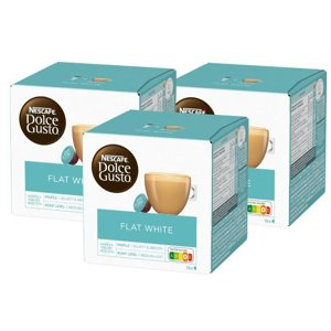 ZESTAW Kapsułki Nescafé Dolce Gusto Flat White 3x16 sztuk