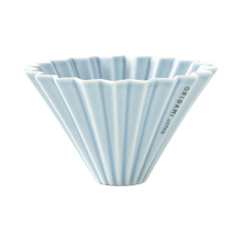 Ceramiczny Origami Dripper S - Niebieski matowy