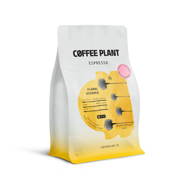 Kawa ziarnista COFFEE PLANT Espresso Floral Essence JASNO PROJEKTY 250g – NIEDOSTĘPNY