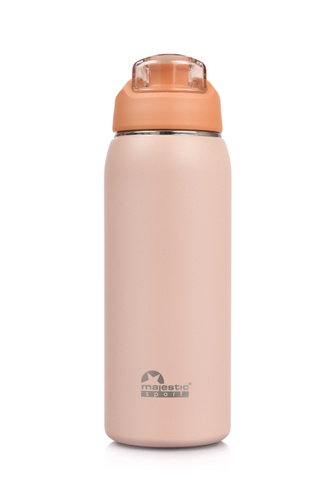 Butelka termiczna na wodę Majestic Sport Delta 750 ml - Różowa - opinie w konesso.pl