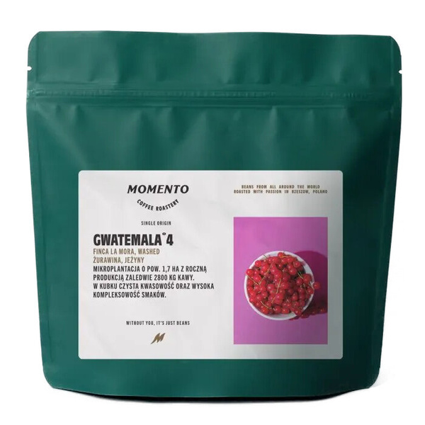 Kawa ziarnista Momento Gwatemala Nº4 Finca La Mora Filtr 250g – NIEDOSTĘPNY