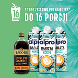 ZESTAW - Napój ALPRO Barista Coconut Kokosowo-sojowe 3x750 ml + Koncentrat kawowy Jacobs Espresso Concentrate Sweet Caramel 485ml
