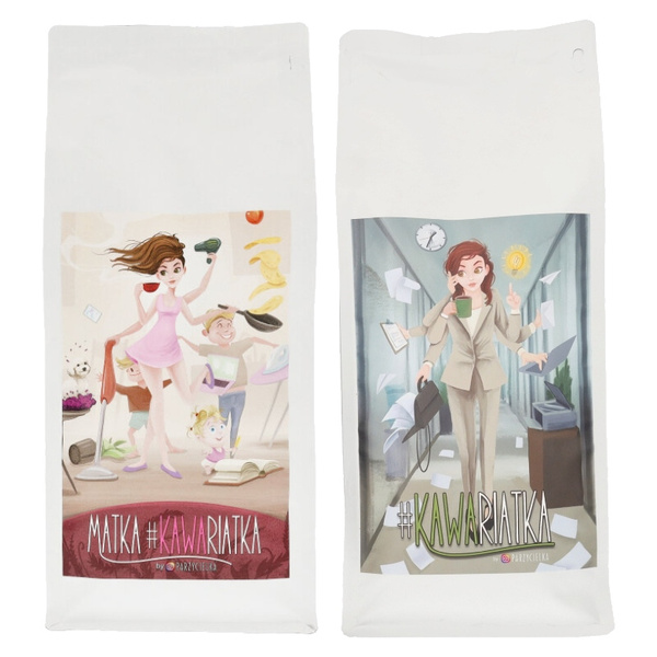 ZESTAW - Kawa ziarnista Kawariatka 1kg + Kawariatka Biurowa 1kg