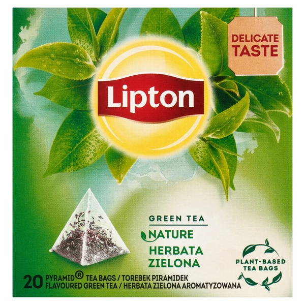 Herbata zielona aromatyzowana Lipton Nature 20x1,4g