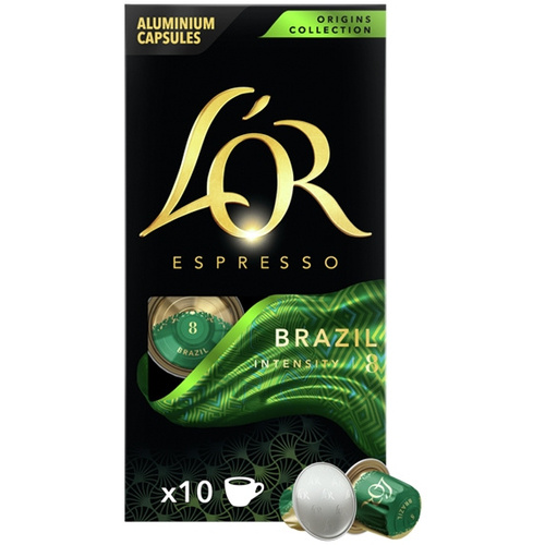 OUTLET - Kapsułki do Nespresso L'OR Espresso Brazil 10 szt.