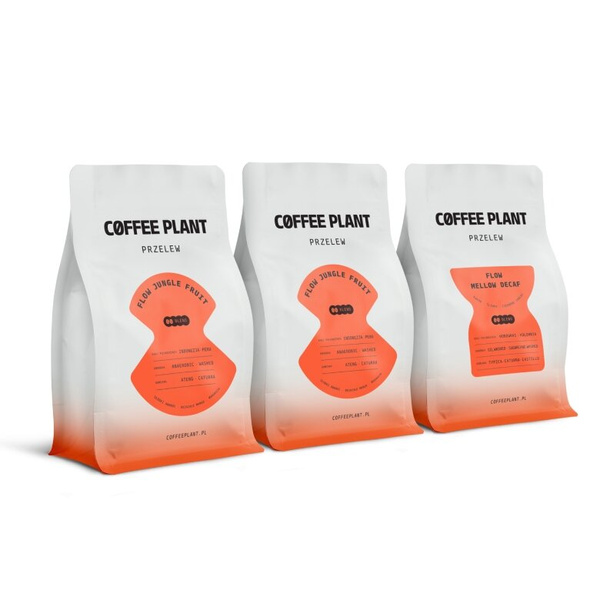 Kawa ziarnista COFFEE PLANT FLOW Mellow 250g - bezkofeinowa