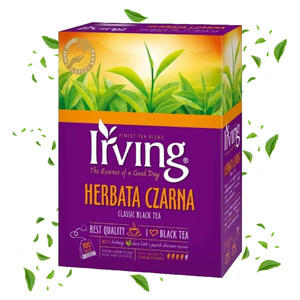 Herbata czarna Irving w saszetkach 100x2,5g