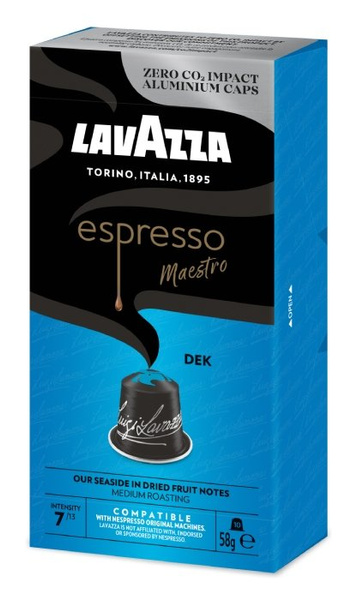 OUTLET - Kapsułki do Nespresso* Lavazza Espresso Maestro Dek - 10 sztuk