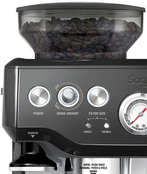 OUTLET 15204 - Kolbowy ekspres do kawy Sage SES875BKS Black